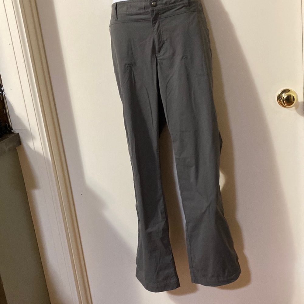 Eddie Bauer size 12 stretch, gray color.